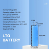 Cella batteria LTO 23680 da 2,4 V 2500 mAh 