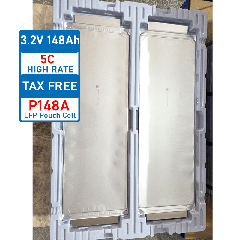 Bater&iacute;a Lifepo4 de celda de bolsa de alta tasa de descarga 3,2 V 148 Ah 145,8 Ah Farasis 5C